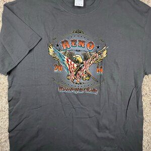 Reno Nevada Bike Show Rally T Shirt 2014 Motorcycle Biker Tee Mens XL